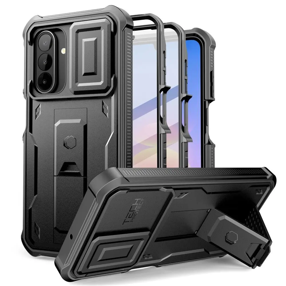 Tech-Protect Kevlar Cam+ pouzdro, 2 kusy, Samsung Galaxy A17 / A18 4G / 5G, černé