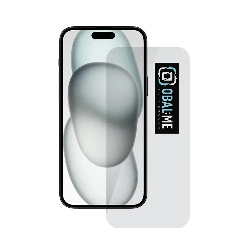 OBAL:ME 2.5D Tvrzené Sklo pro Apple iPhone 15 - 16 Clear