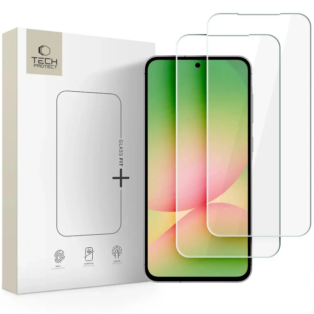 Tech-Protect Tvrzené sklo Fit+ Samsung Galaxy A37 / A57 5G, průhledné, 2 kusy