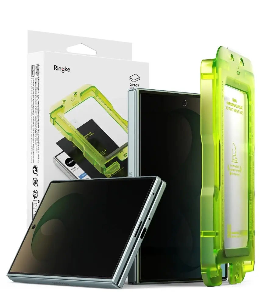 Ringke Easy Slide 360 Privacy Tvrzené sklo, Samsung Galaxy Z Fold 8, 2 kusy