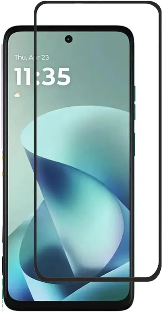 Motorola G57 Power / G57 / G67 Power 5D Tvrzené sklo, černé