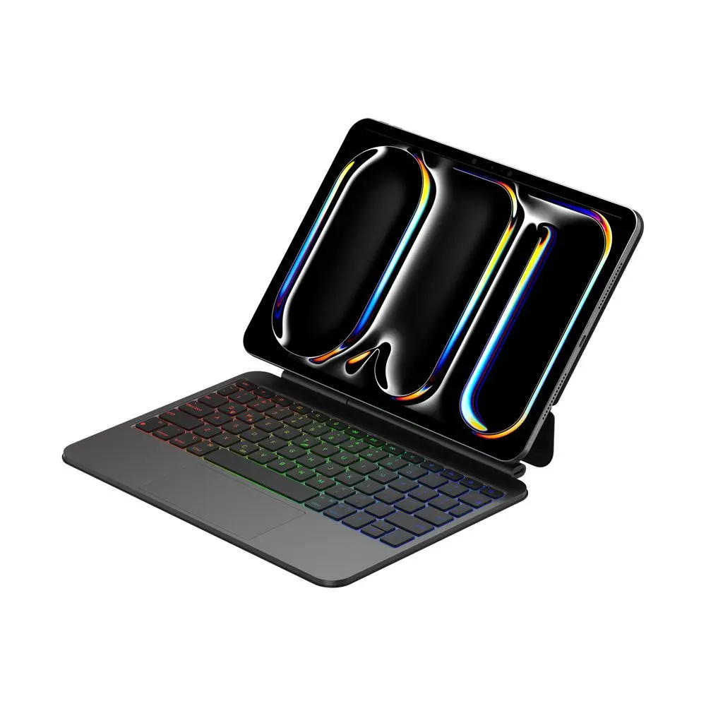 JP Magnetic Keyboard MK09 Aluminium pouzdro na tablet, iPad Pro 11 2018 / 2020 / 2021 / 2022, iPad Air 4 10.9 2020 / Air 5 10.9 2022 / Air 6 11 2024 /