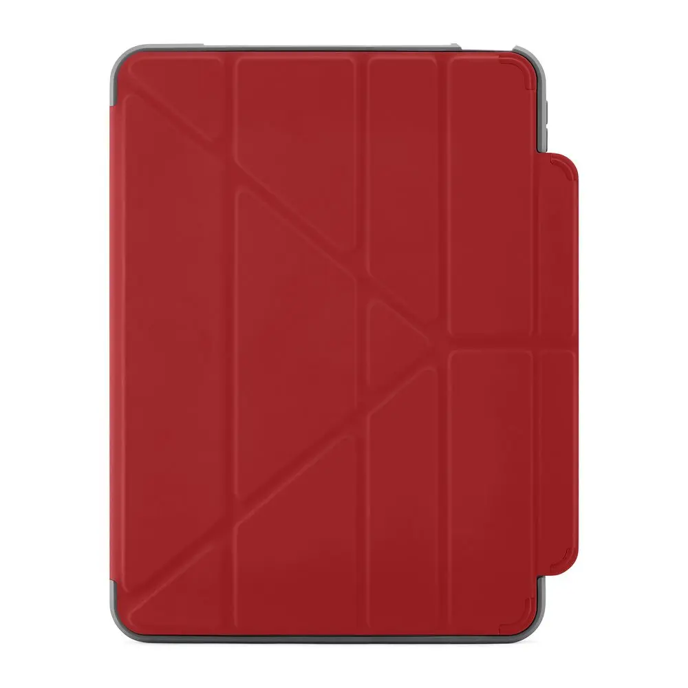 Pipetto Origami Pencil Shield, Apple iPad 10.9 2022 / iPad 11 2025, tmavě červená