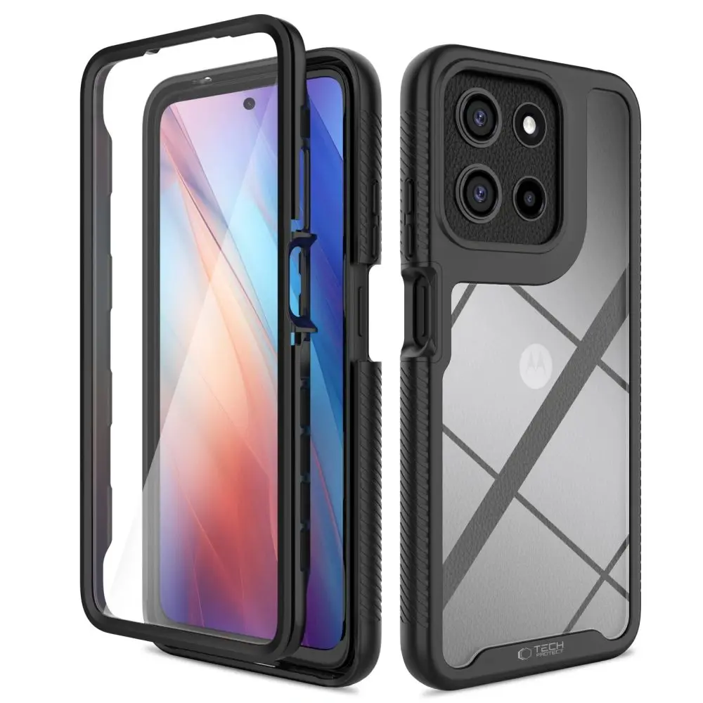Tech-Protect Defense360 Motorola Moto G15 / G15 Power / G05 / E15, černé