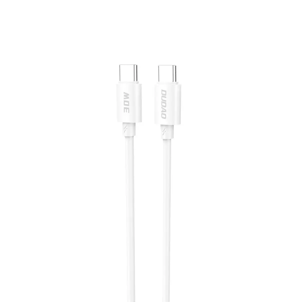 Dudao L4C kabel USB-C- USB-C, 30W, 1,2 m, bílý