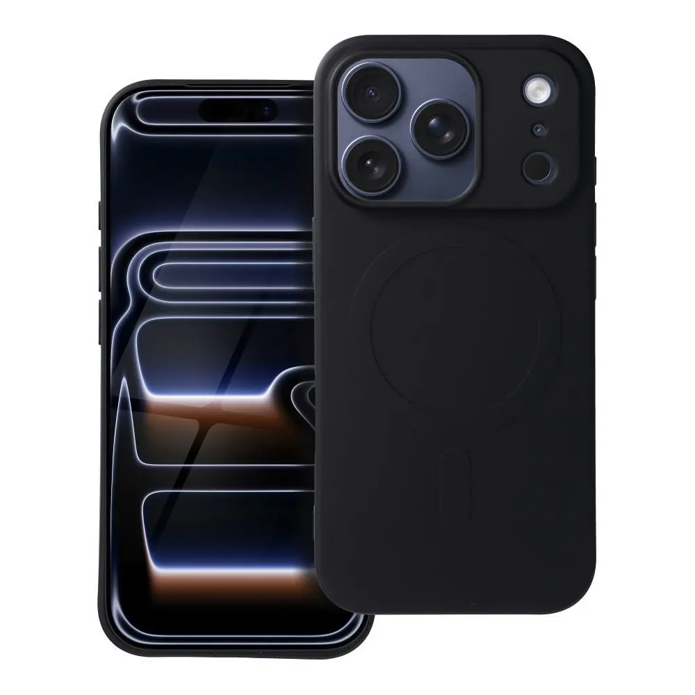Obal Silicone Mag Cover, iPhone 17 Pro, černý