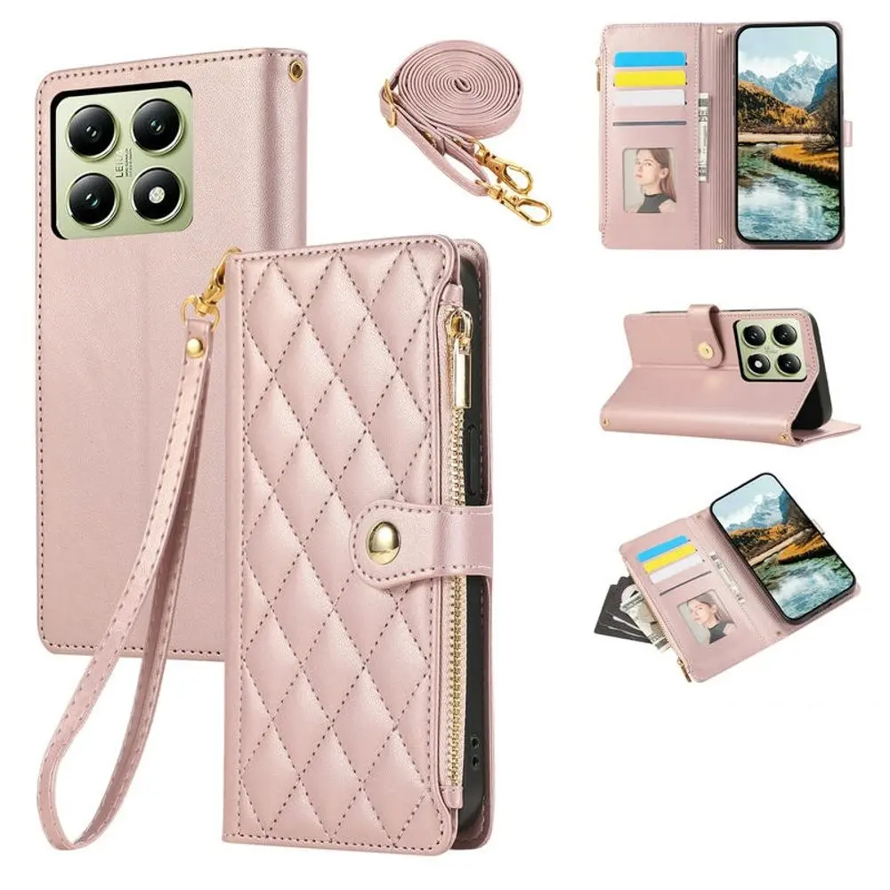 Glamour pouzdro, Xiaomi 14T, růžové
