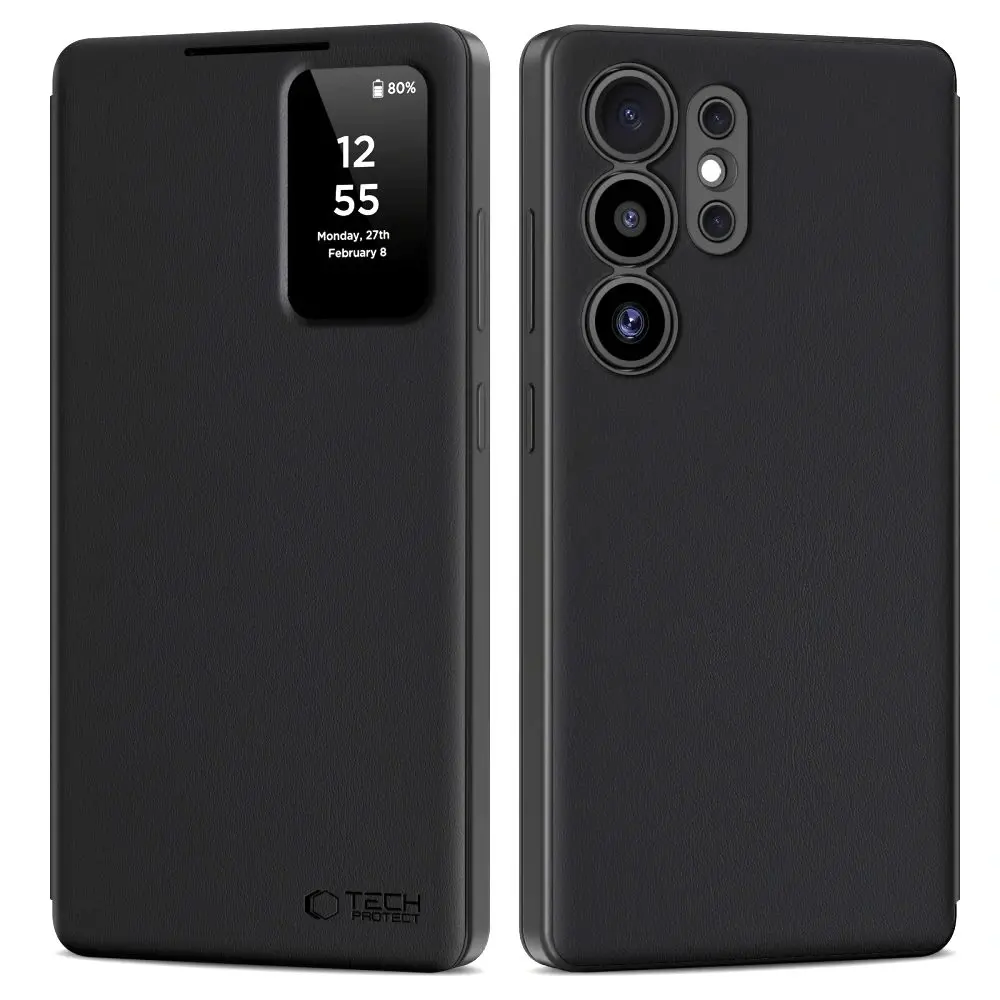 Tech-Protect Smart Wallet, Samsung Galaxy S25 Ultra, černá