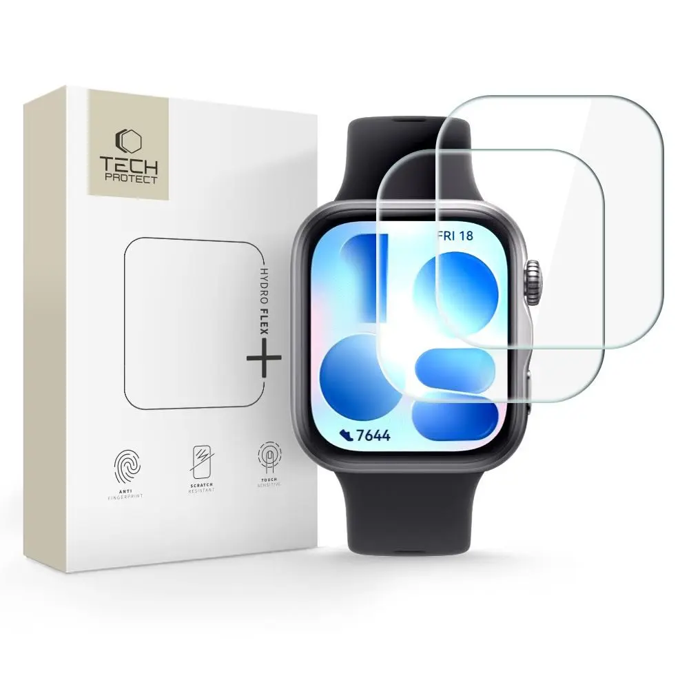 Tech-Protect Hydro Flex+, Hydrogelová fólie, Huawei Watch Fit 5, 2 kusy