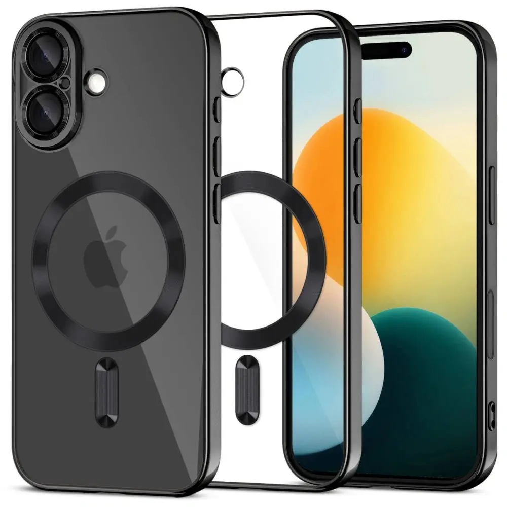 Tech-Protect MagFlex MagSafe iPhone 17, lesklá černá