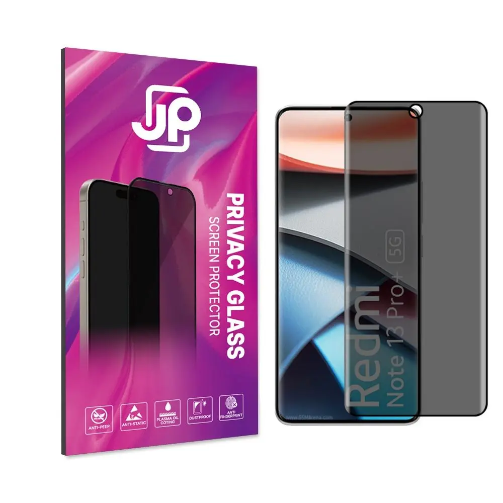JP Privacy Tvrzené sklo, Xiaomi Redmi Note 14 Pro 5G, černé