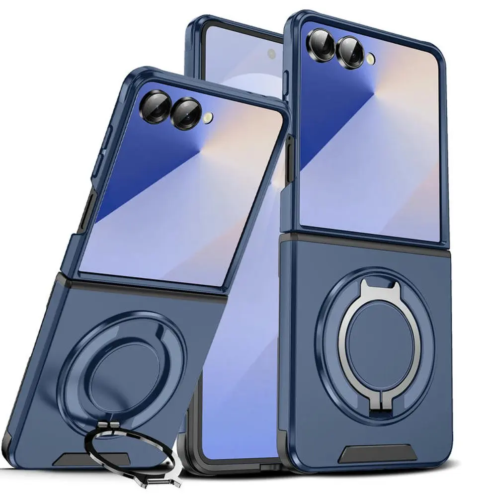 Camslide Stand obal, Samsung Galaxy Z Flip 7 / Z Flip 8, modrý