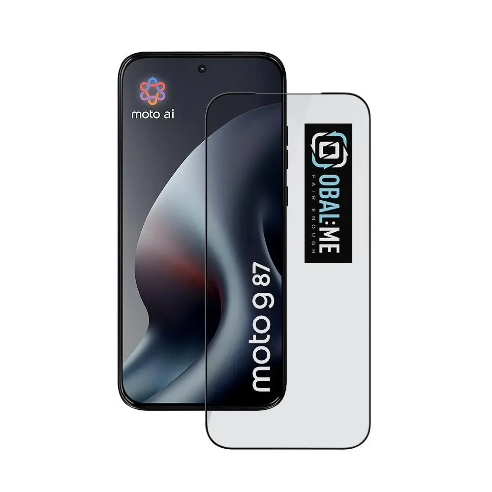 OBAL:ME 5D Tvrzené Sklo pro Motorola G87, černé