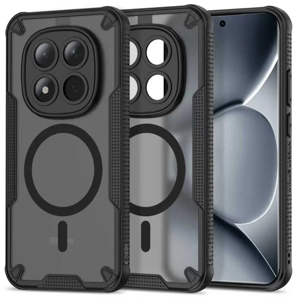 Tech-Protect Rugged Shield MagSafe, Xiaomi Poco M8 Pro / Redmi Note 15 Pro Plus 5G, matná černá