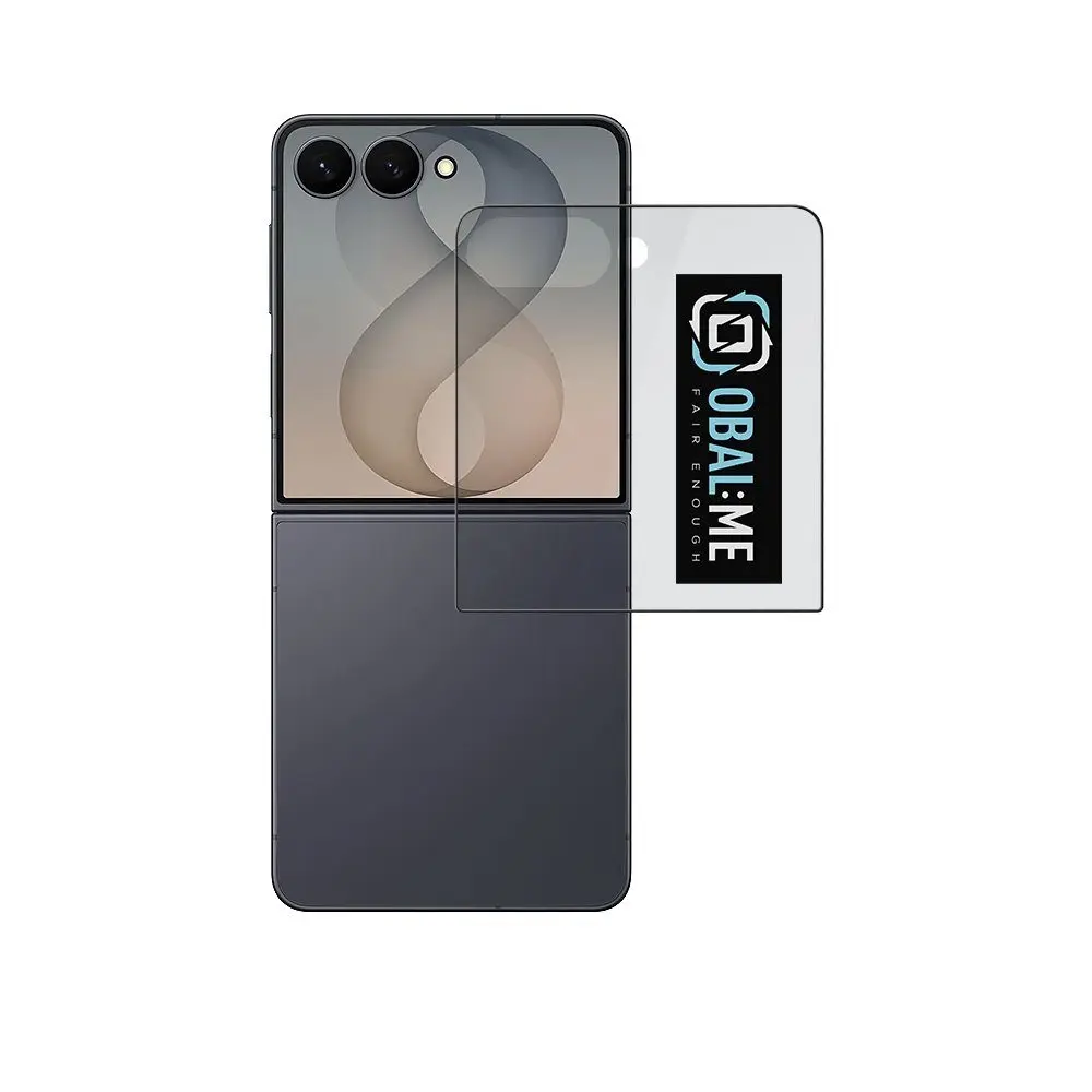 OBAL:ME Privacy 5D Tvrzené Sklo pro Samsung Galaxy Z Flip 8, černé