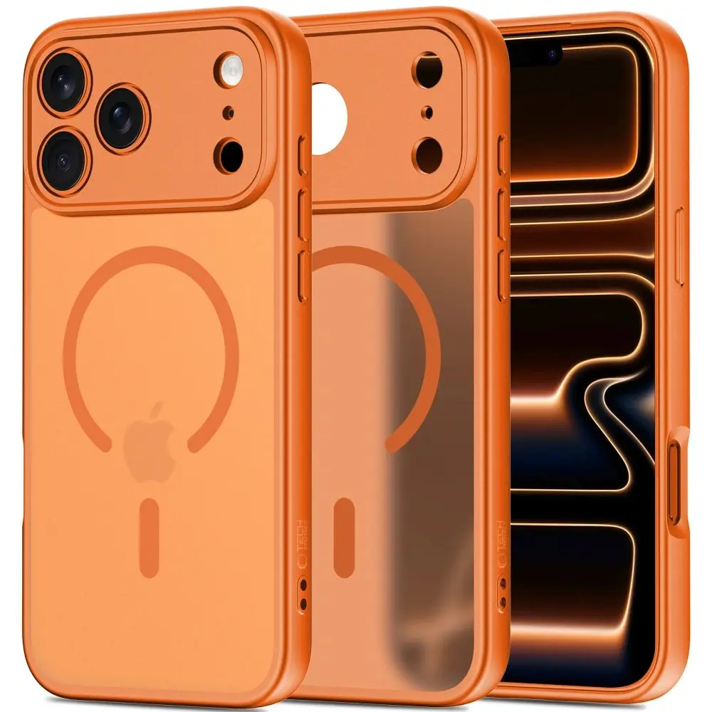 Tech-Protect BasicMag MagSafe, iPhone 17 Pro Max, oranžový
