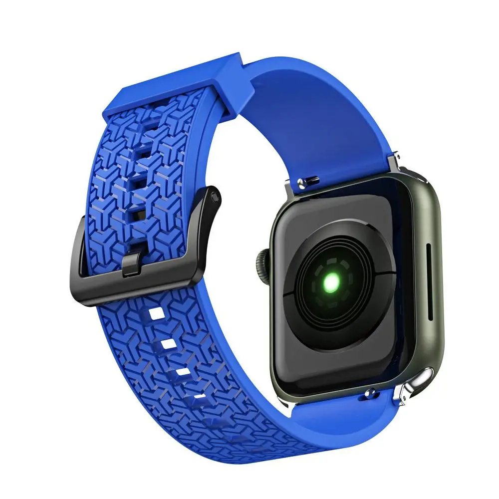 Strap Y řemínek pro hodinky Apple Watch 7 / SE (41/40/38mm), modrý