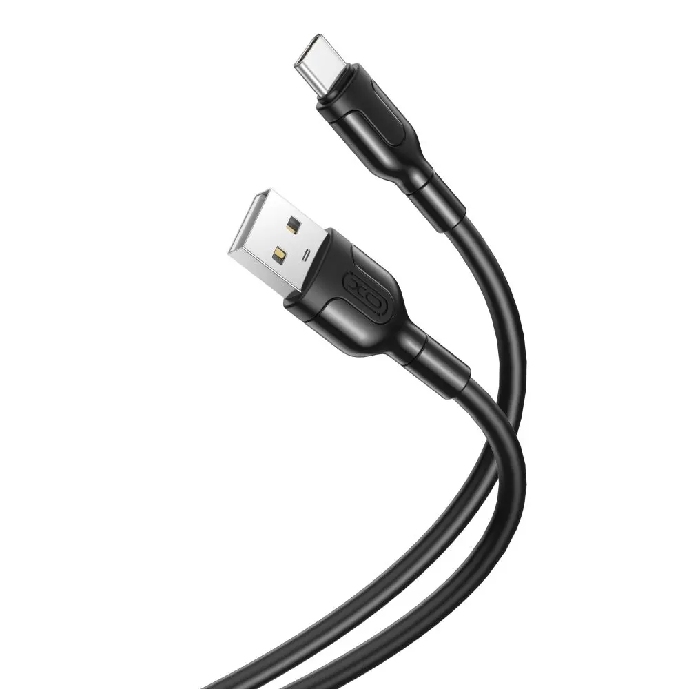 XO kabel NB212 USB - USB-C, 1 m, černý