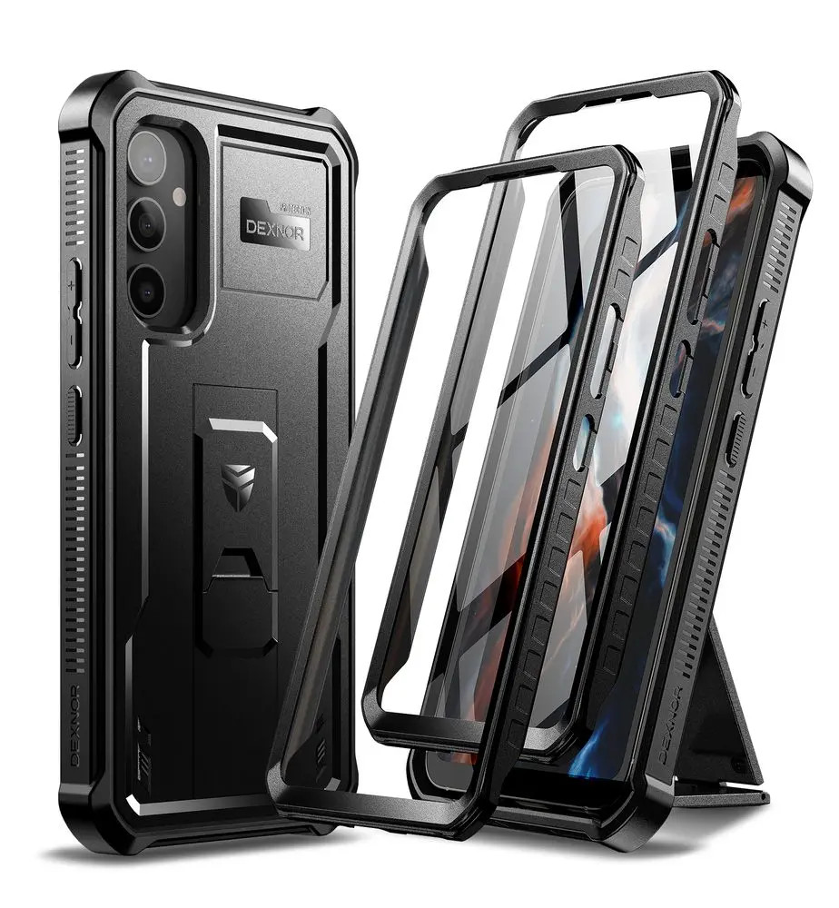 Dexnor 360 Kickstand obal Samsung Galaxy A34, černý