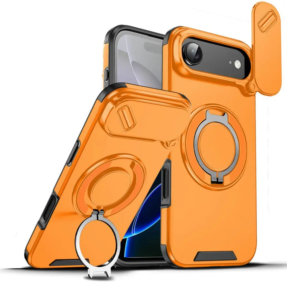 Camslide Stand obal, iPhone Air, oranžový
