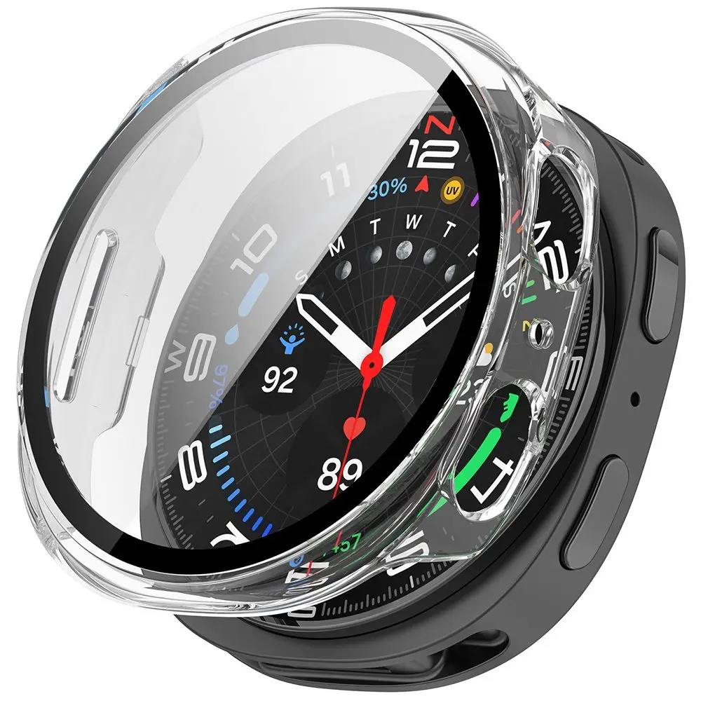 Techsuit – Defense360 Pro obal + ochrana displeje na Samsung Galaxy Watch8 44mm – průhledný