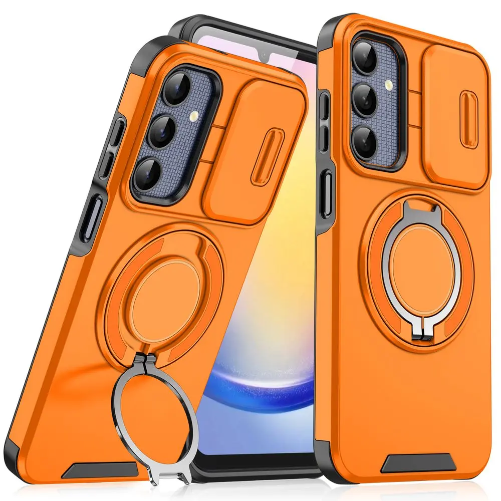 Camslide Stand obal, Samsung Galaxy A23, oranžový