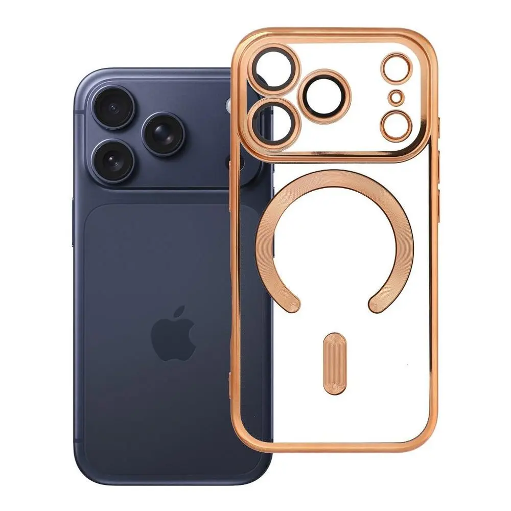 Electro Mag Cover s MagSafe, iPhone 17 Pro / 18 Pro, zlaté
