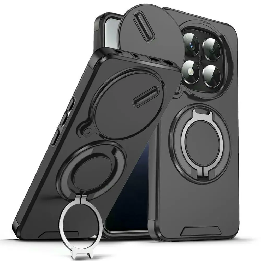 Camslide Stand obal, Xiaomi Redmi Note 14 Pro Plus 5G, černý