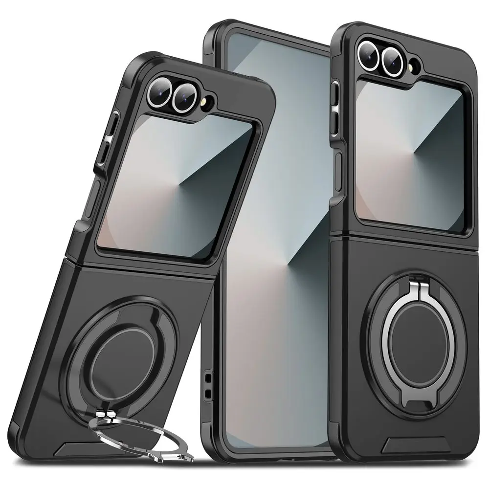 Camslide Stand obal, Samsung Galaxy Z Flip 6, černý
