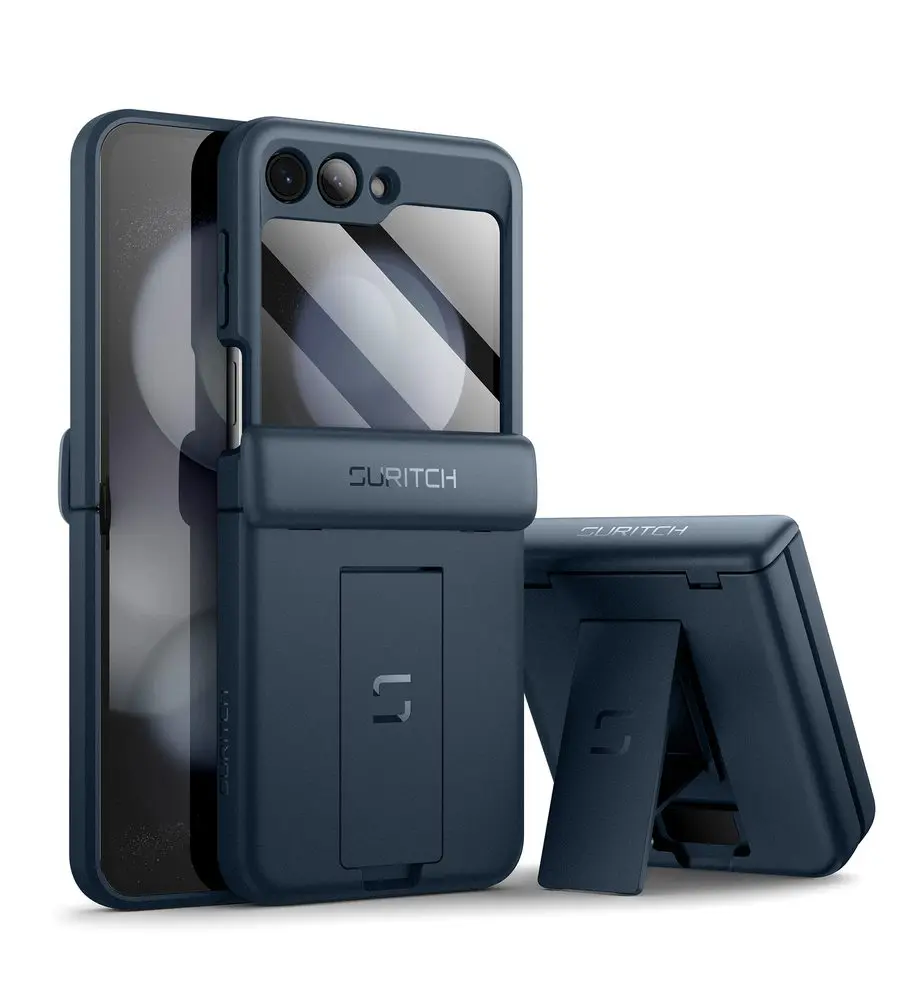 Suritch 360 obal Samsung Galaxy Z Flip 5, modrý