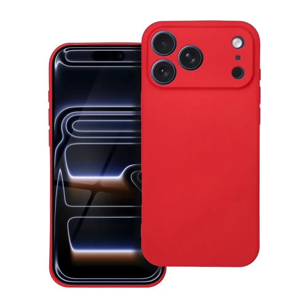 Forcell soft iPhone 17 Pro Max červený