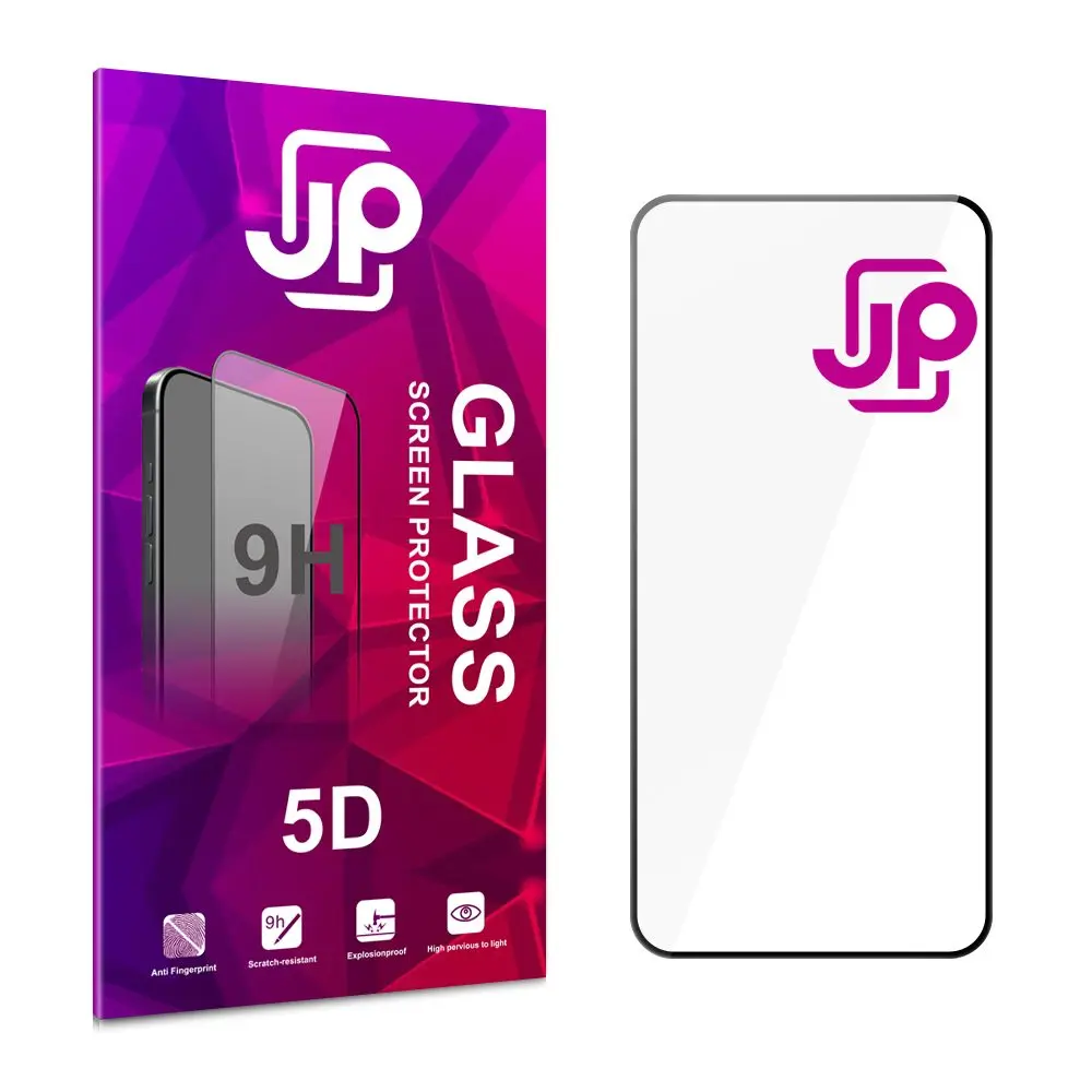 JP 5D Tvrzené sklo, Xiaomi Redmi 15, černé