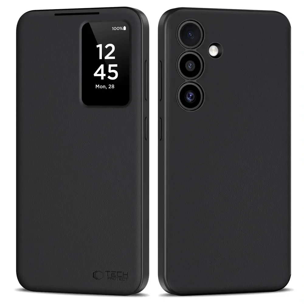 Tech-Protect Smart Wallet, Samsung Galaxy S25 FE, černá