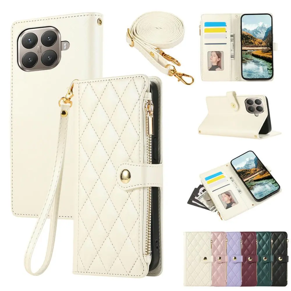 Glamour pouzdro, Xiaomi 17T Pro, bílé