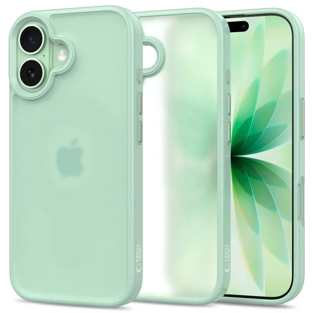 Tech-Protect MagMat, iPhone 17, matte sage