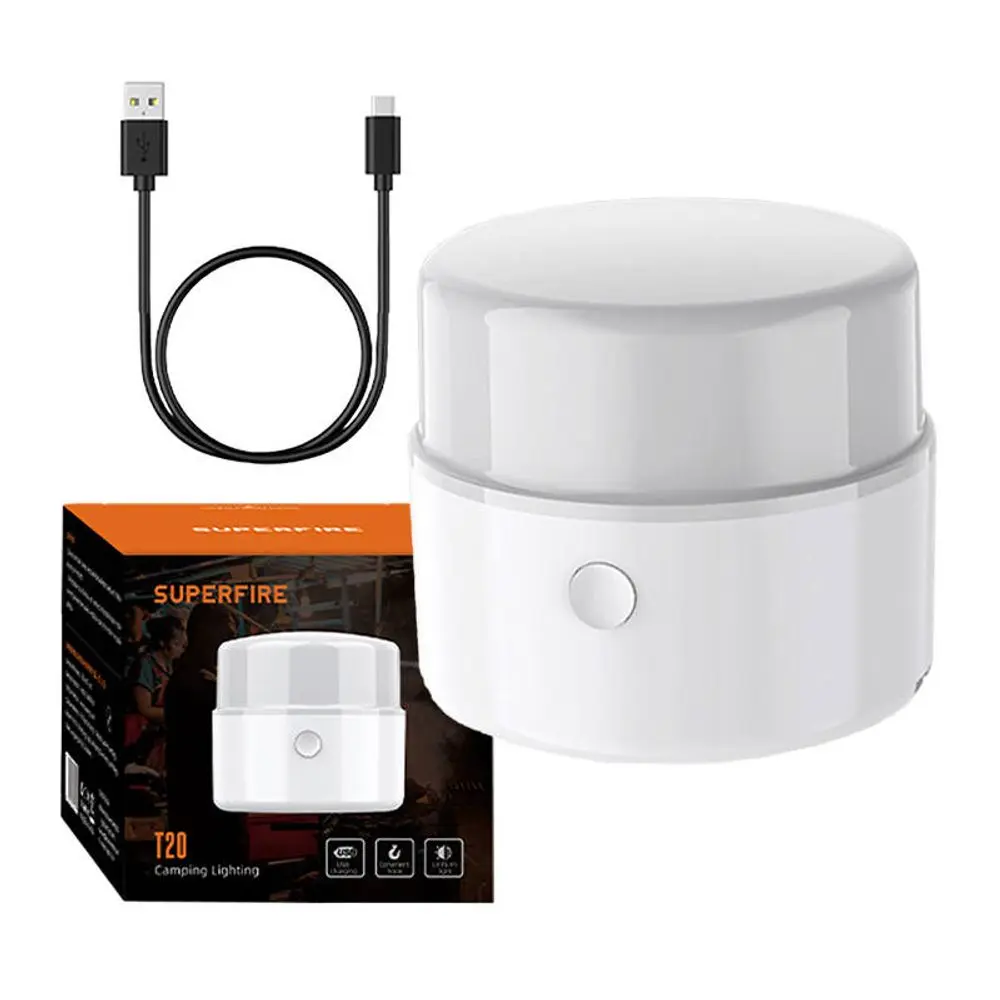 Kempinkové svítidlo Superfire T20, 180lm, USB