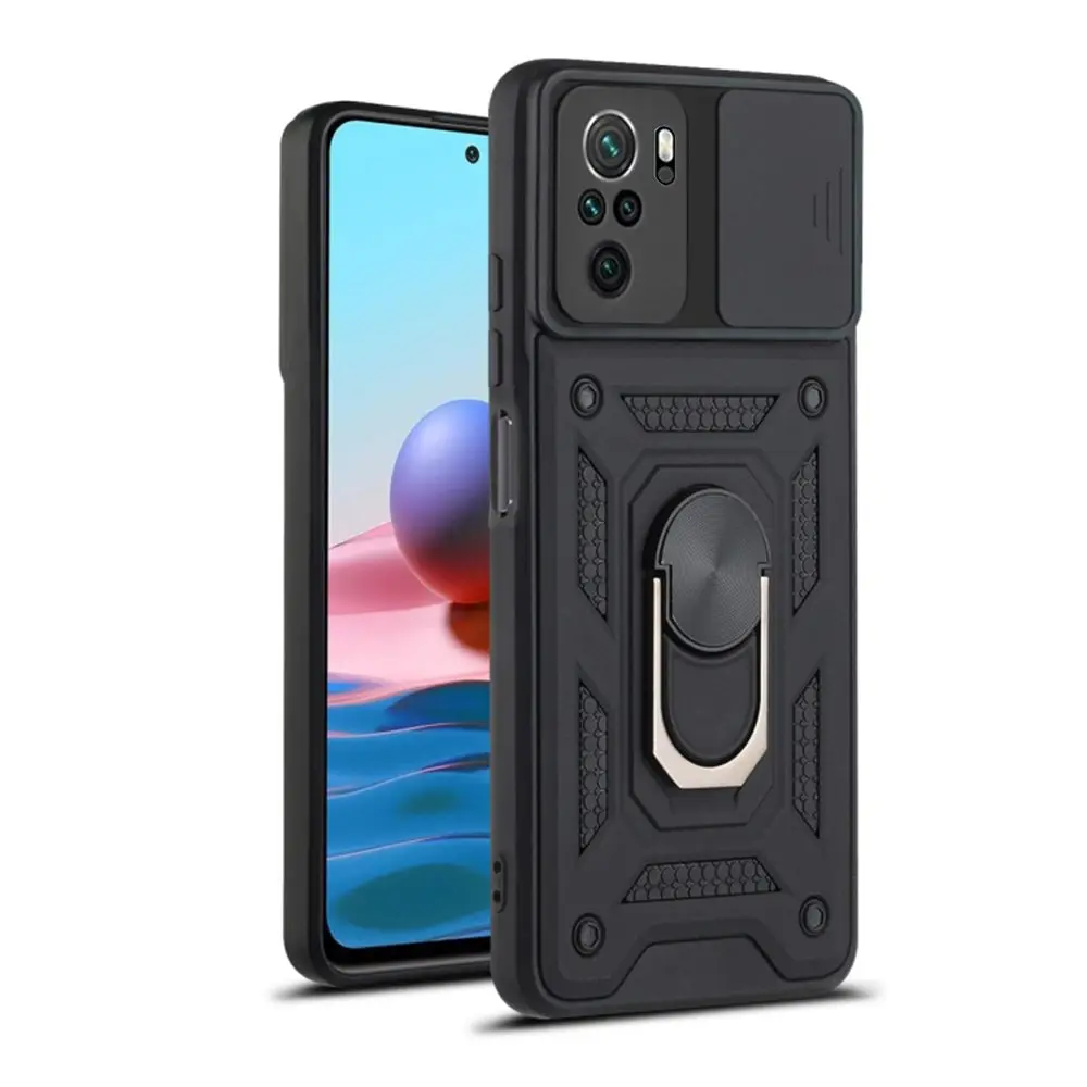 Techsuit CamShield Series pro Xiaomi Redmi Note 10 4G Note 10S Poco M5s černá