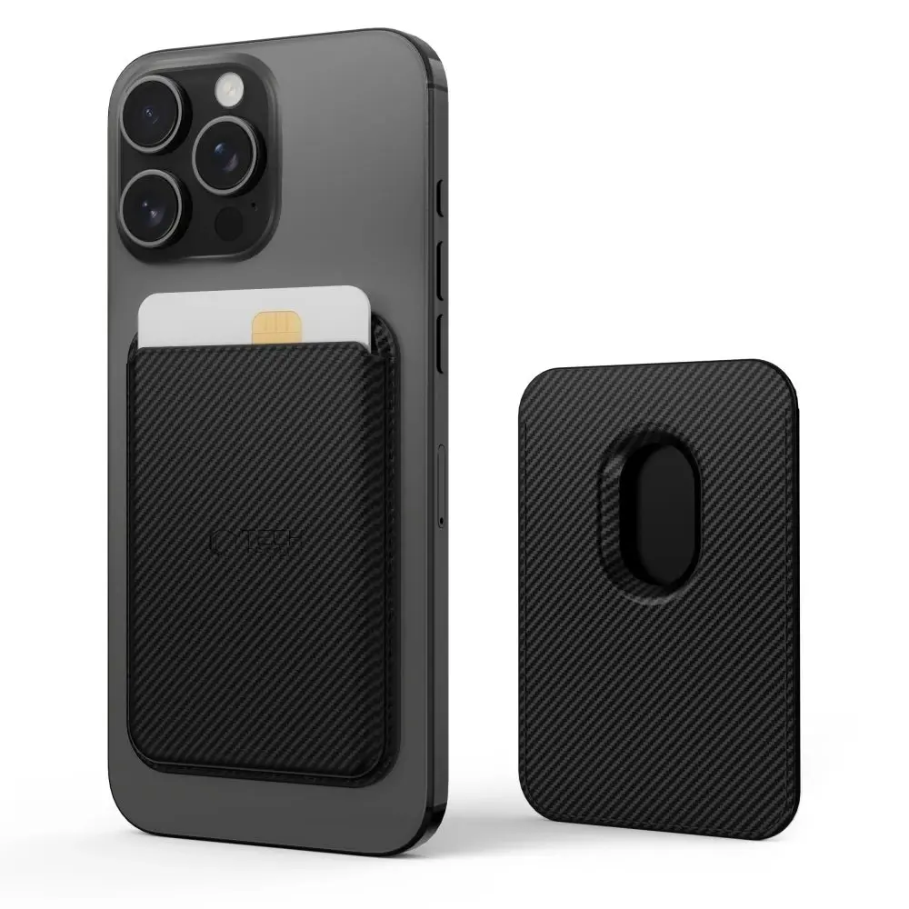 Tech-Protect MagWallet Magsafe Univerzální magnetický držák karet, carbon