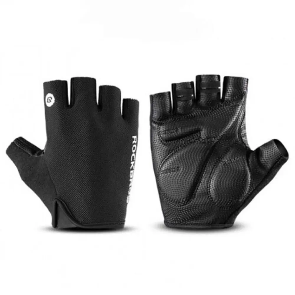 Rockbros S106BK Cyklistické rukavice S, černé