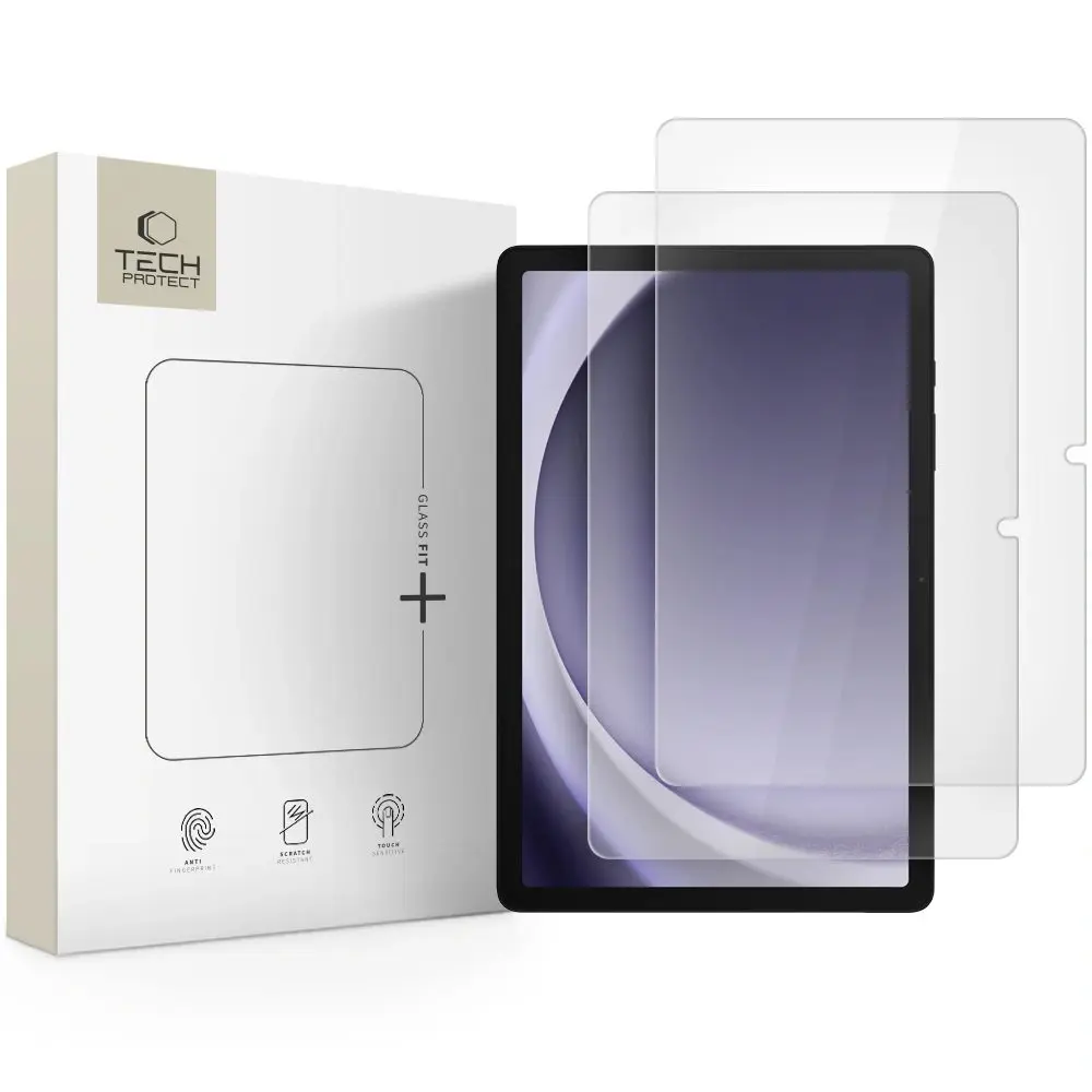Tech-Protect Tvrzené sklo Glass Fit+, Samsung Galaxy Tab A9+ / A11+ 11.0 X210 / X215 / X216 / X133 / X135, 2 kusy