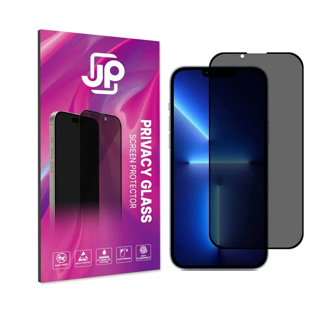 JP Privacy Tvrzené sklo, iPhone 13 Pro Max, černé