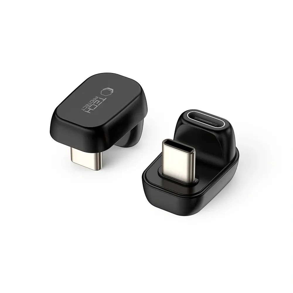 Tech-Protect UltraBoost AA04 úhlový adaptér USB-C, černý