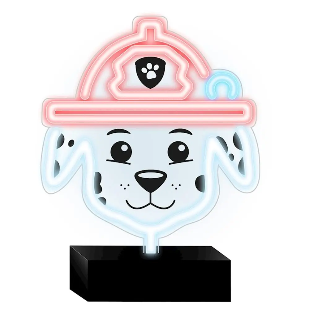 Neonová LED lampa na stojánku – Paw Patrol Marshall