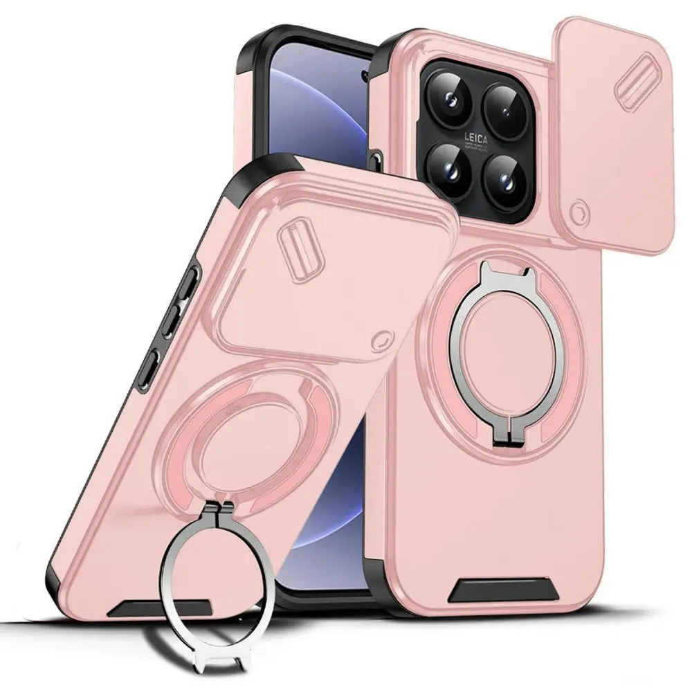 Camslide Stand obal, Xiaomi 17, růžový