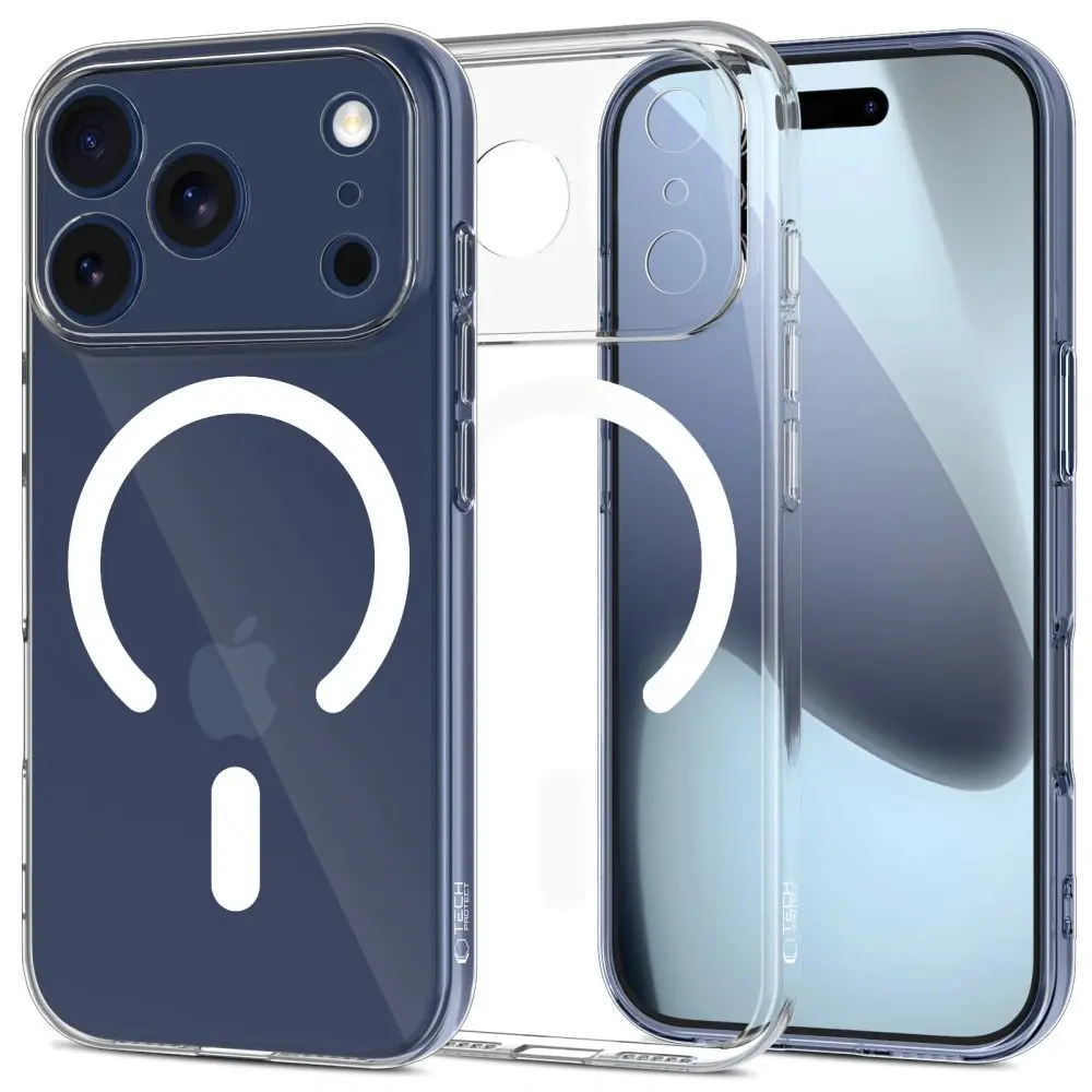 Tech-Protect Flexair MagSafe, iPhone 17 Pro, průhledný