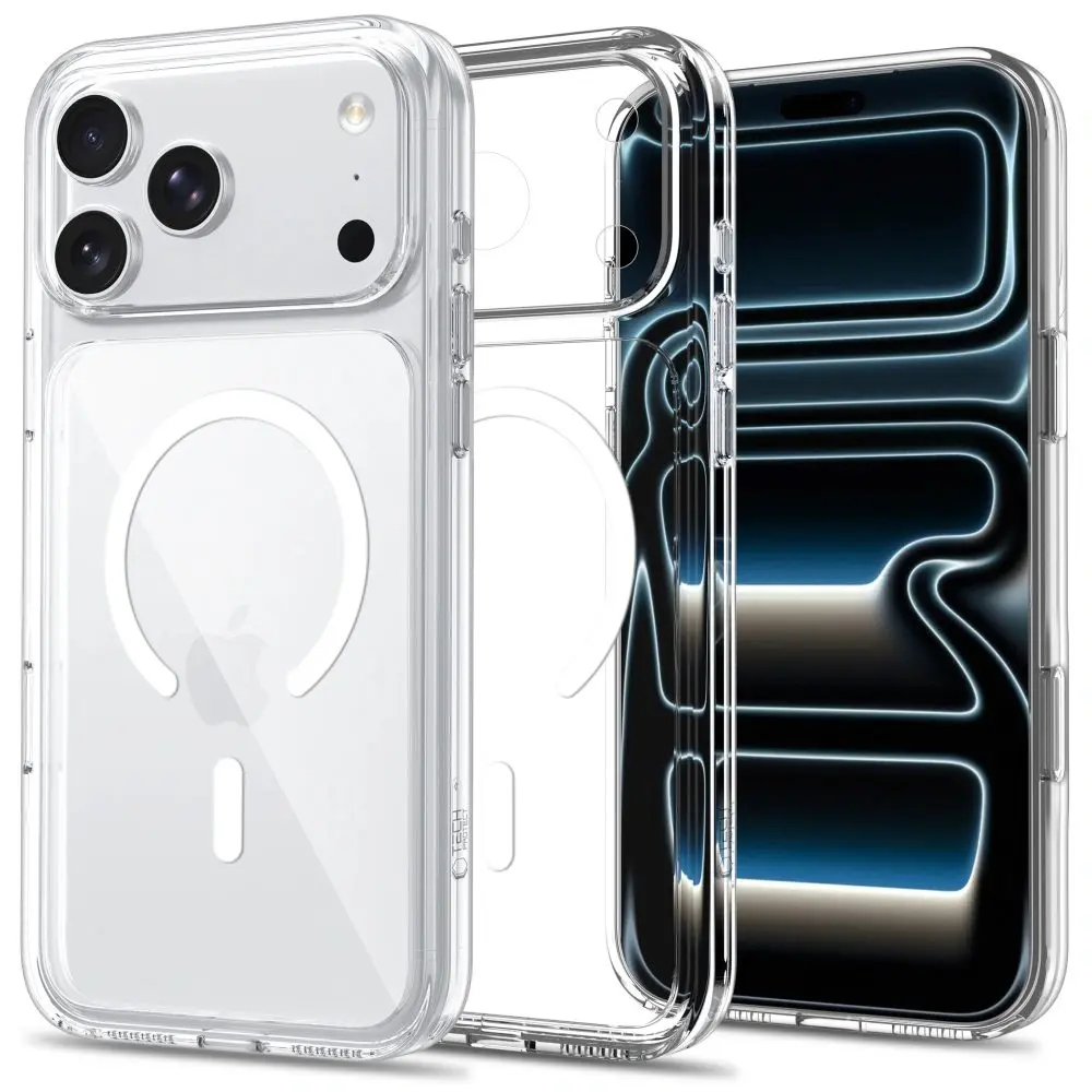 Tech-Protect Flexair Hybrid MagSafe CC, iPhone 17 Pro / 18 Pro, průhledný