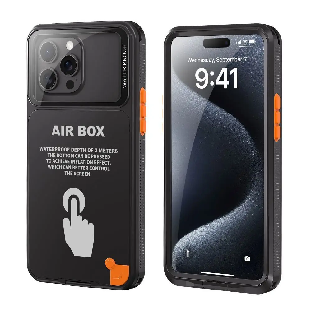 Univerzální vodotěsné pouzdro Shellbox Airbox 6.7, černé