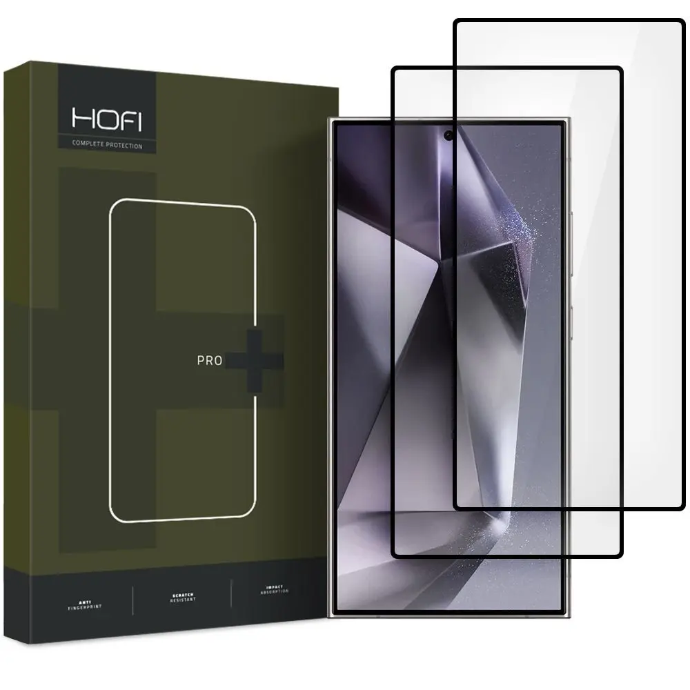 Hofi Pro+ Tvrzené sklo, Samsung Galaxy S25 Ultra, 2 kusy, černé