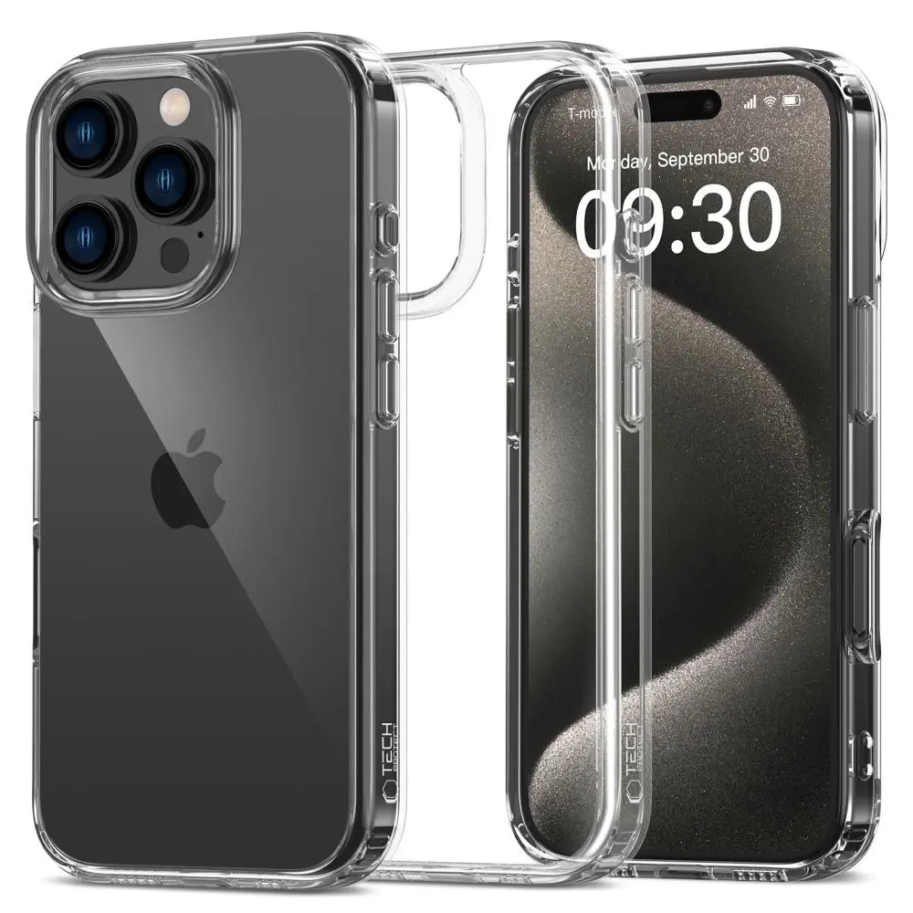 Tech-Protect Flexair Hybrid, iPhone 16 Pro Max, průhledný