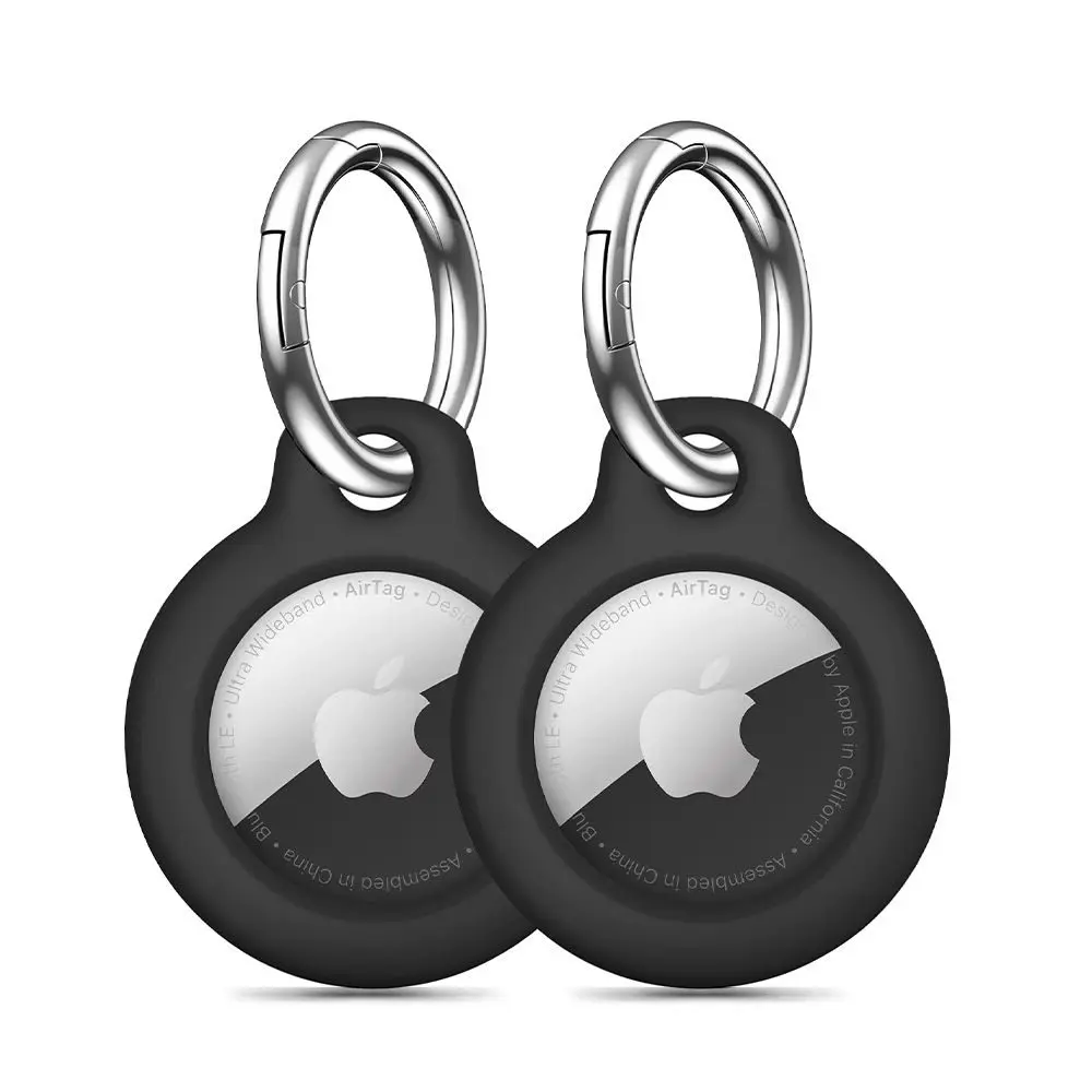Tech-Protect Rough přívěšek, Apple AirTag, černý, 2 kusy